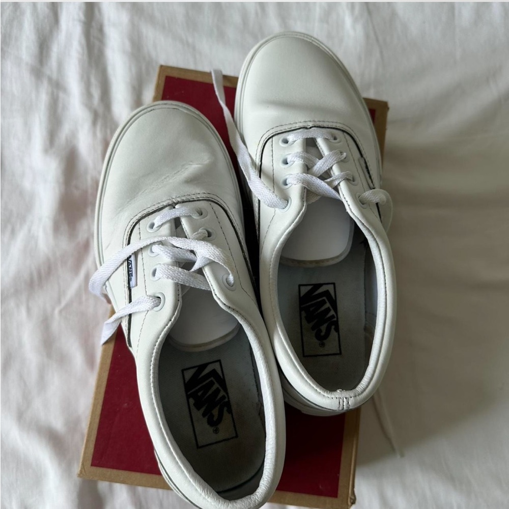 VANS ERA STACKED PLATFORM – TRUE WHITE LEATHER - Picture 2 of 6